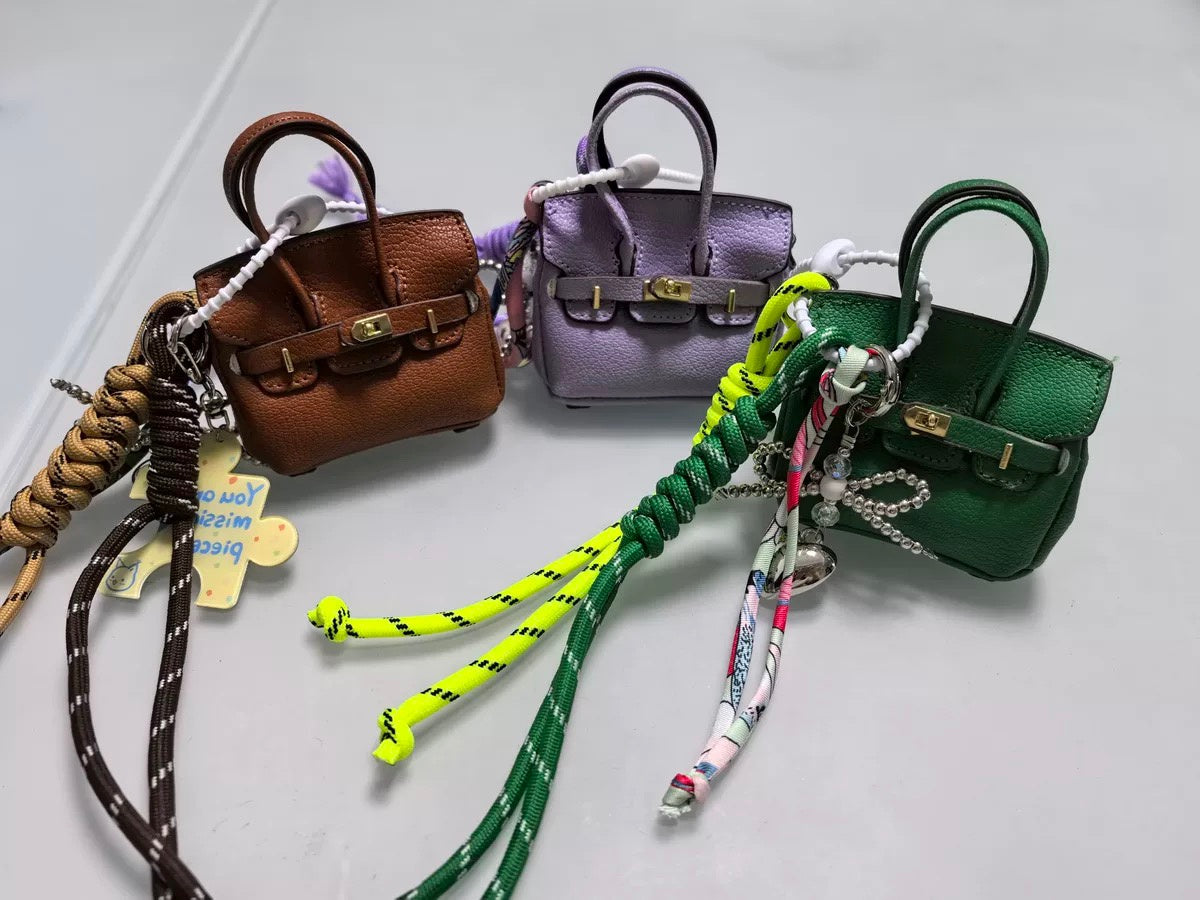 mini bag charm with AirPods Case Holder