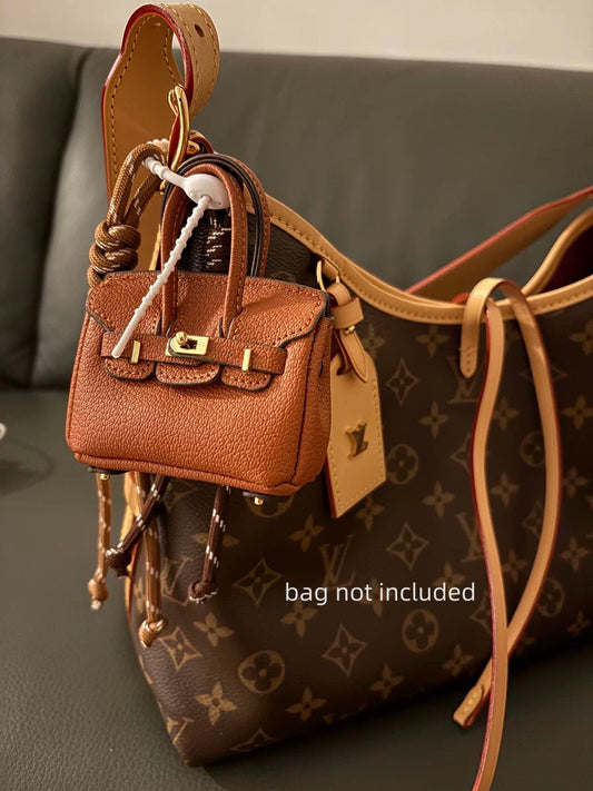 mini bag charm with AirPods Case Holder